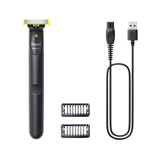 Afeitadora OneBlade Rostro QP1424/10 + Obsequios (cera y llavero)