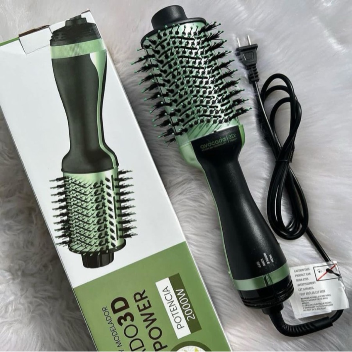 Kit Navideño Cepillo Secador + Set Cuidado Facial Bioaqua AGUACATE