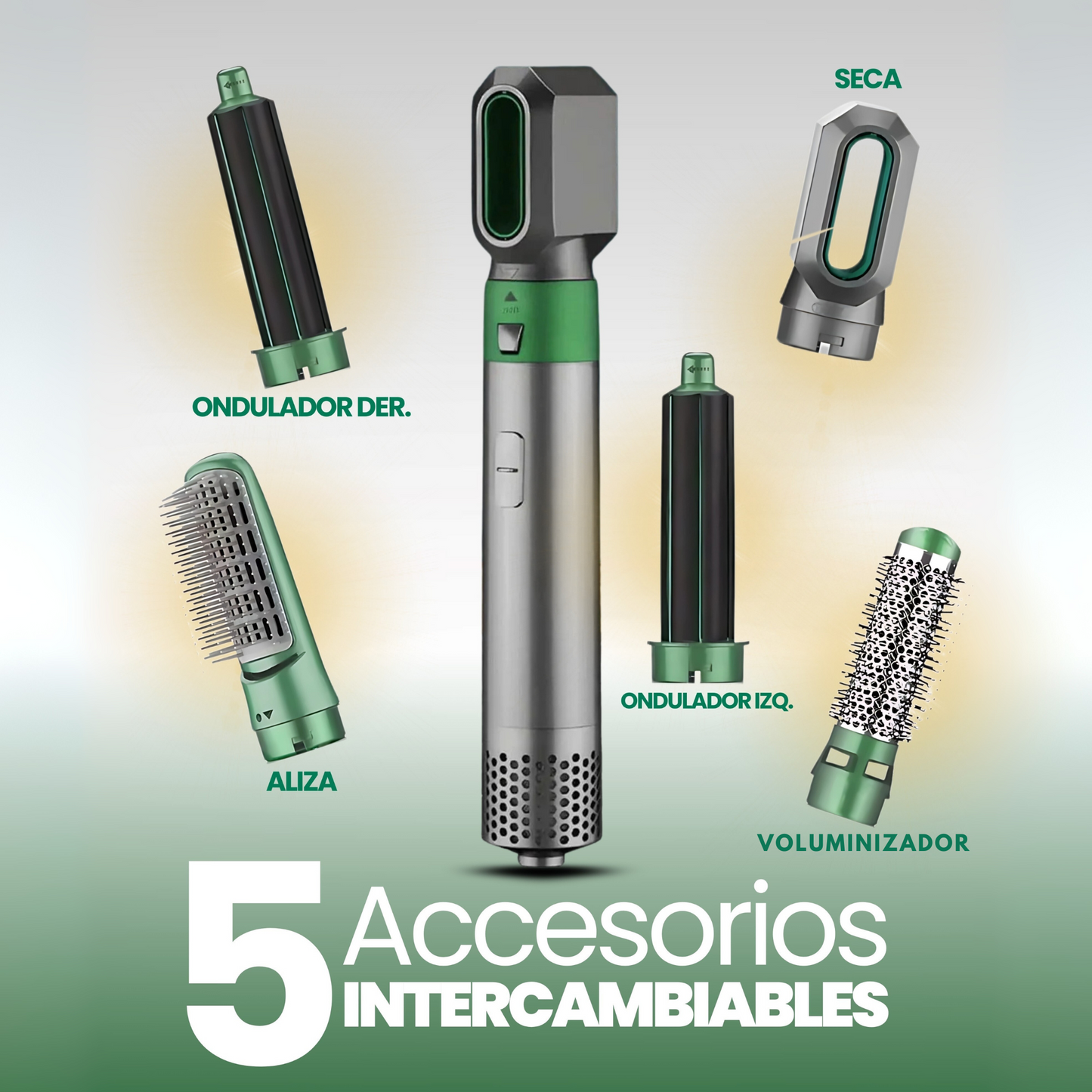 Set Moldeador 5en1 Aguacate Nube