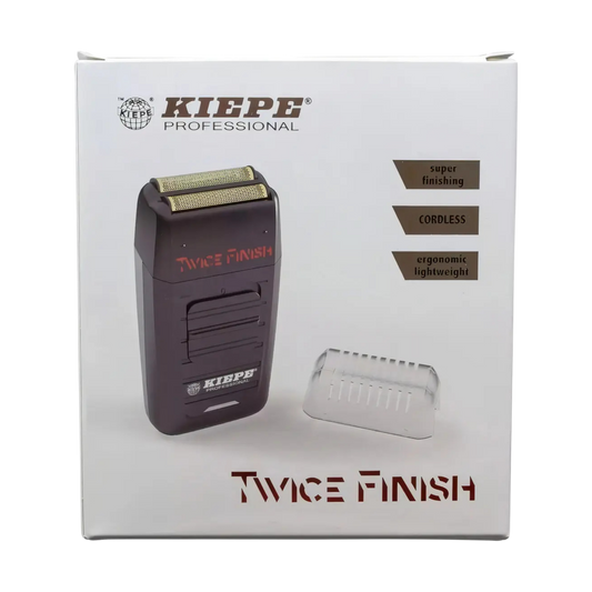 Shaver Kiepe Twice Finish Doble Lámina de Titanio Inalámbrico