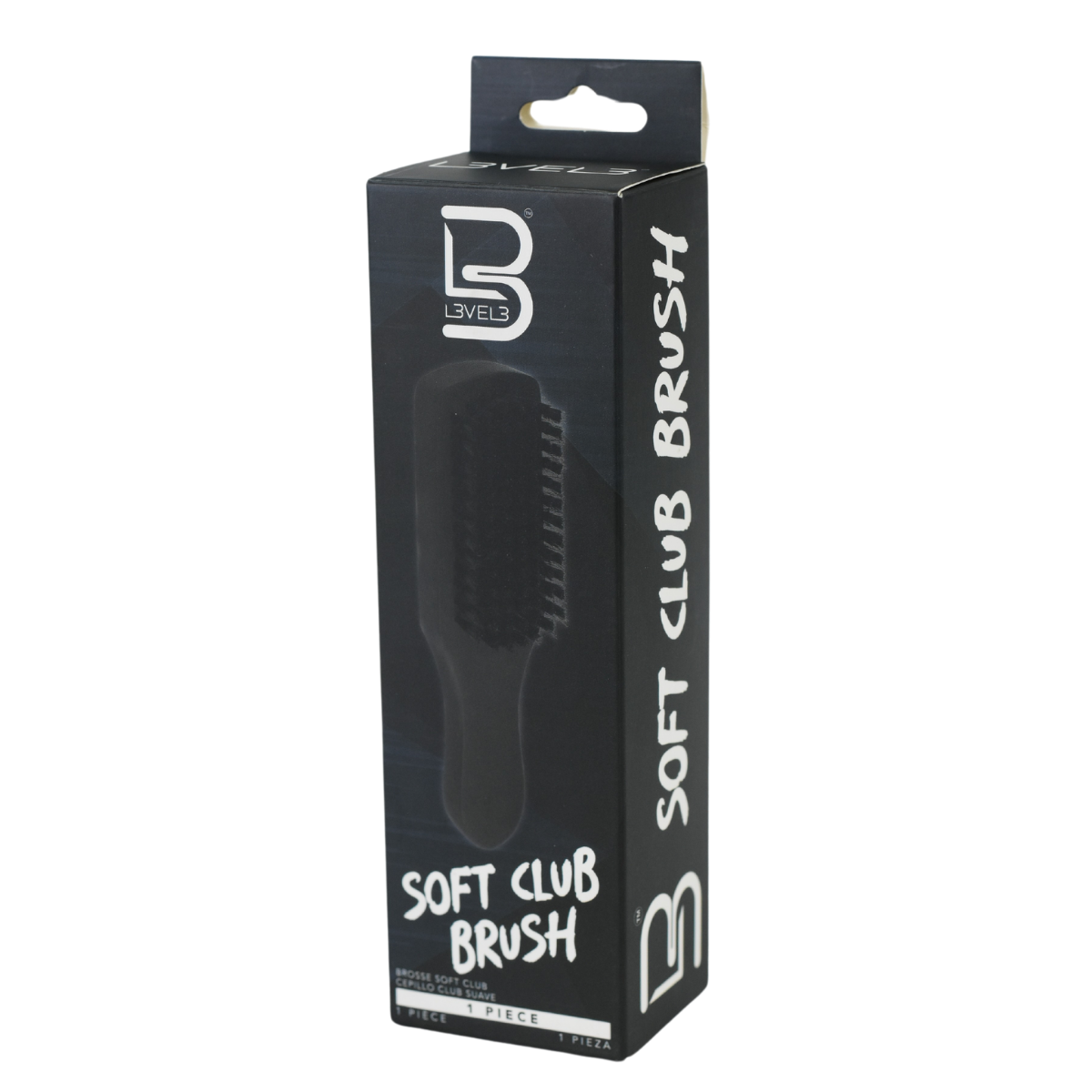 Cepillo Sacudidor Level3 Negro Soft Club Brush