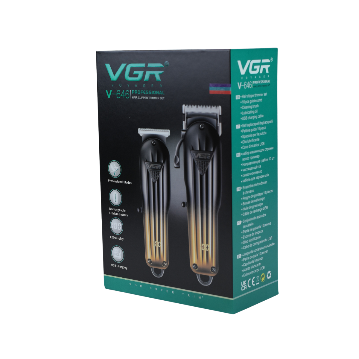 Kit Clipper y Trimmer VGR V-646