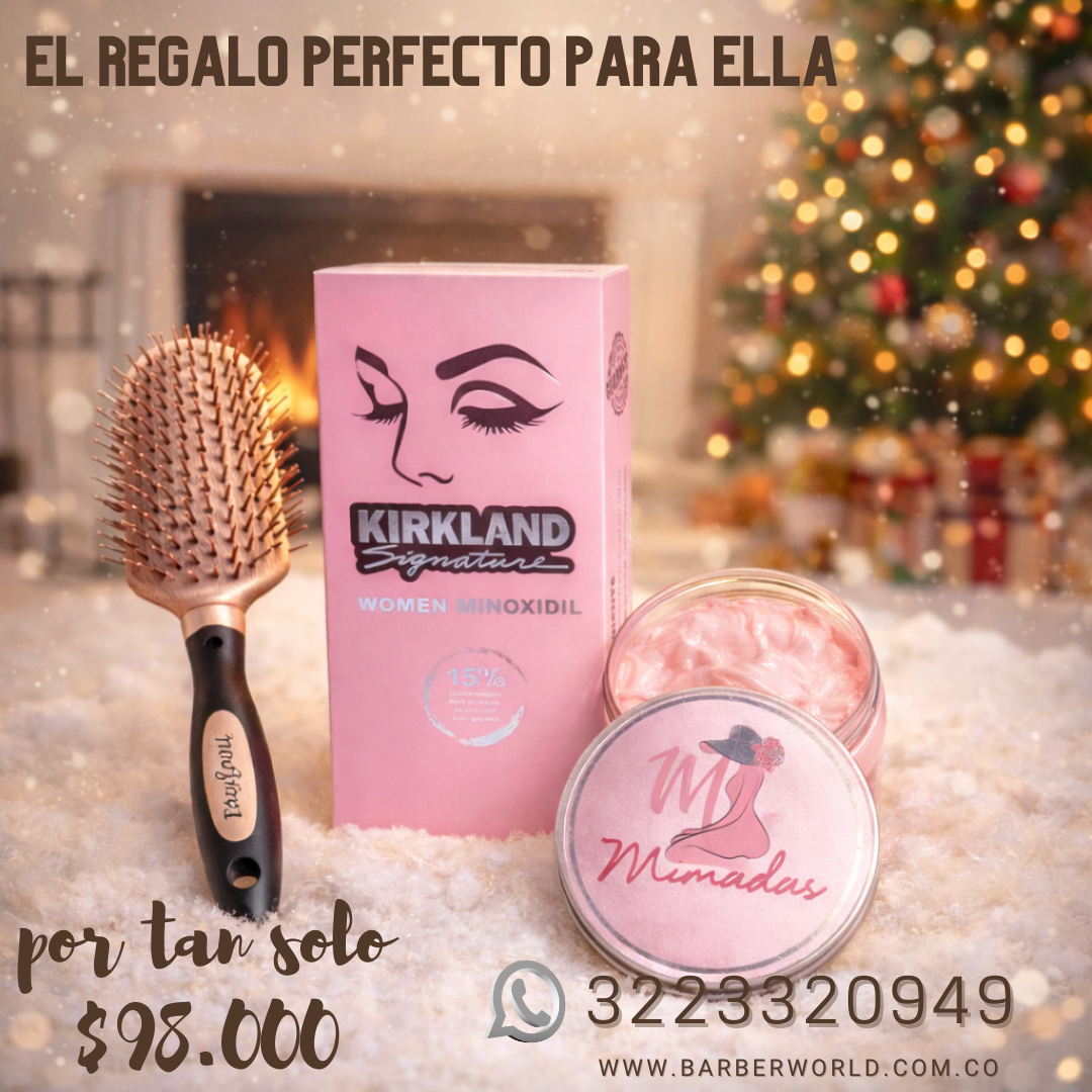 Kit Navideño para Ellas | Serum Pestañas y Cejas, Mantequilla Corporal y Cepillo