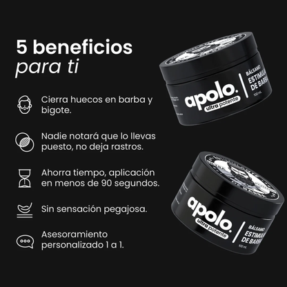 Balsamo Barba Apolo Minoxidil 20% 100ml