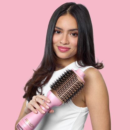 Cepillo Secador Revlon One Step Volumizer Edicion Rosa Aniversario