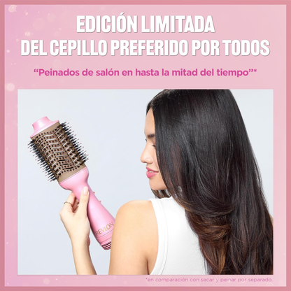 Cepillo Secador Revlon One Step Volumizer Edicion Rosa Aniversario
