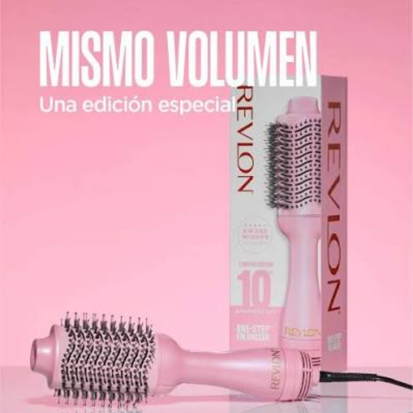 Cepillo Secador Revlon One Step Volumizer Edicion Rosa Aniversario