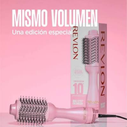 Cepillo Secador Revlon One Step Volumizer Edicion Rosa Aniversario
