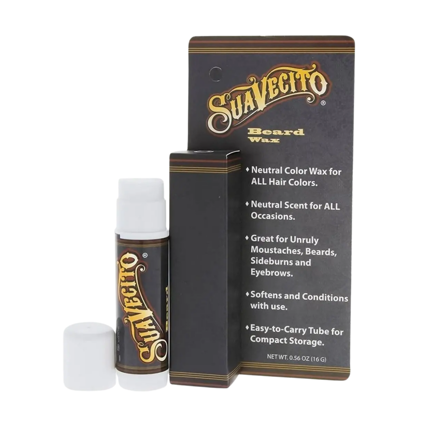Cera para Bigote y Barba Suavecito en Barra 16g de Bolsillo