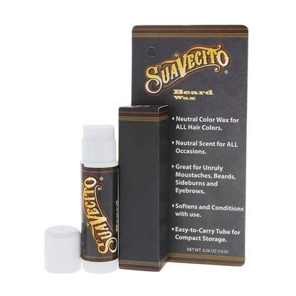 Cera para Bigote y Barba Suavecito en Barra 16g de Bolsillo
