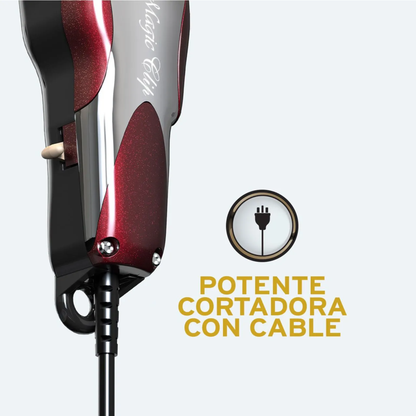 Peluquera Wahl Magic Clip 5 Estrellas Cable Vinotinto