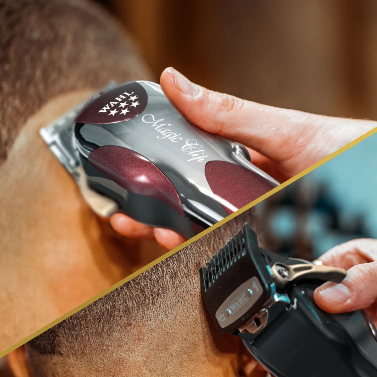 Peluquera Wahl Magic Clip 5 Estrellas Cable Vinotinto