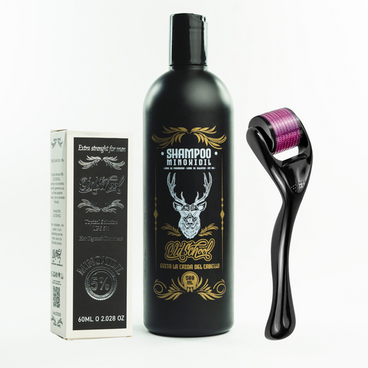 Kit crecimiento de barba y cabello Old School