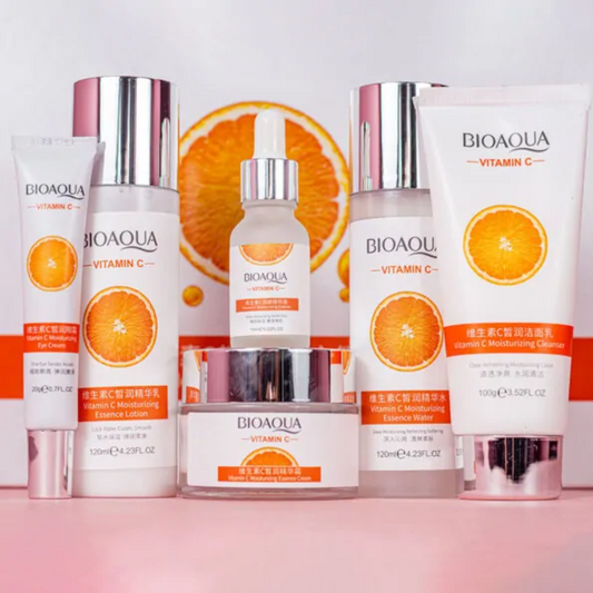 Kit Navideño Pinza de ondas + Set Cuidado Facial Bioaqua VITAMINA C