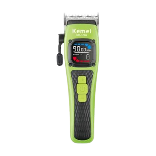 Peluquera Kemei KM-1862 Inalámbrica 9000 RPM con Pantalla LCD