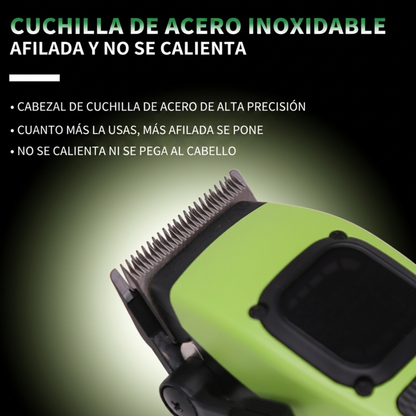 Peluquera Kemei KM-1862 Inalámbrica 9000 RPM con Pantalla LCD