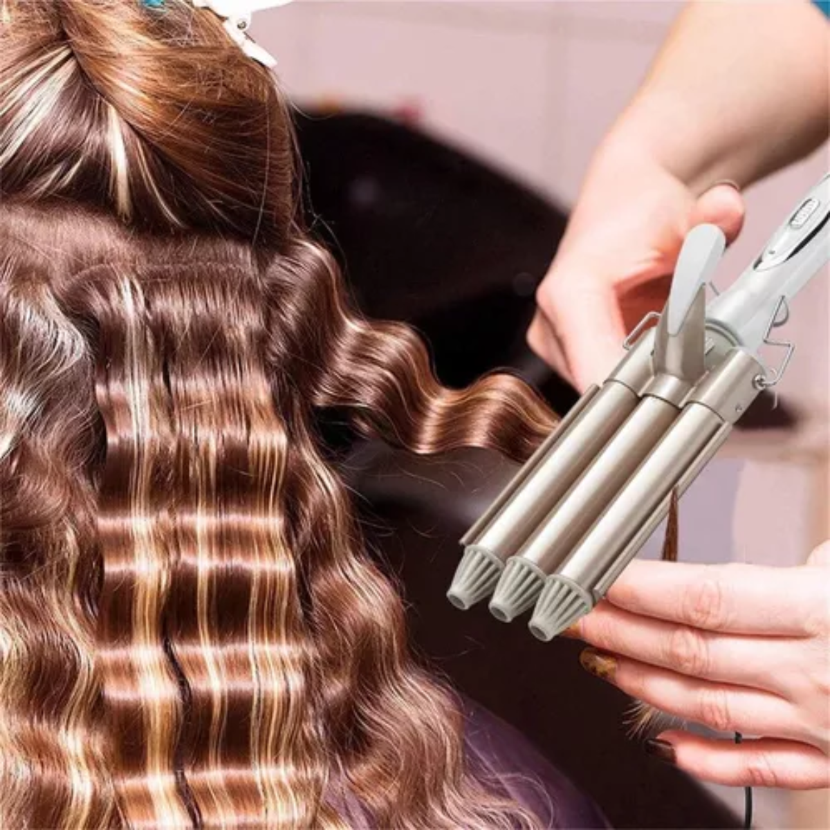 Kit Navideño Pinza de ondas + Set Cuidado Facial Bioaqua VITAMINA C