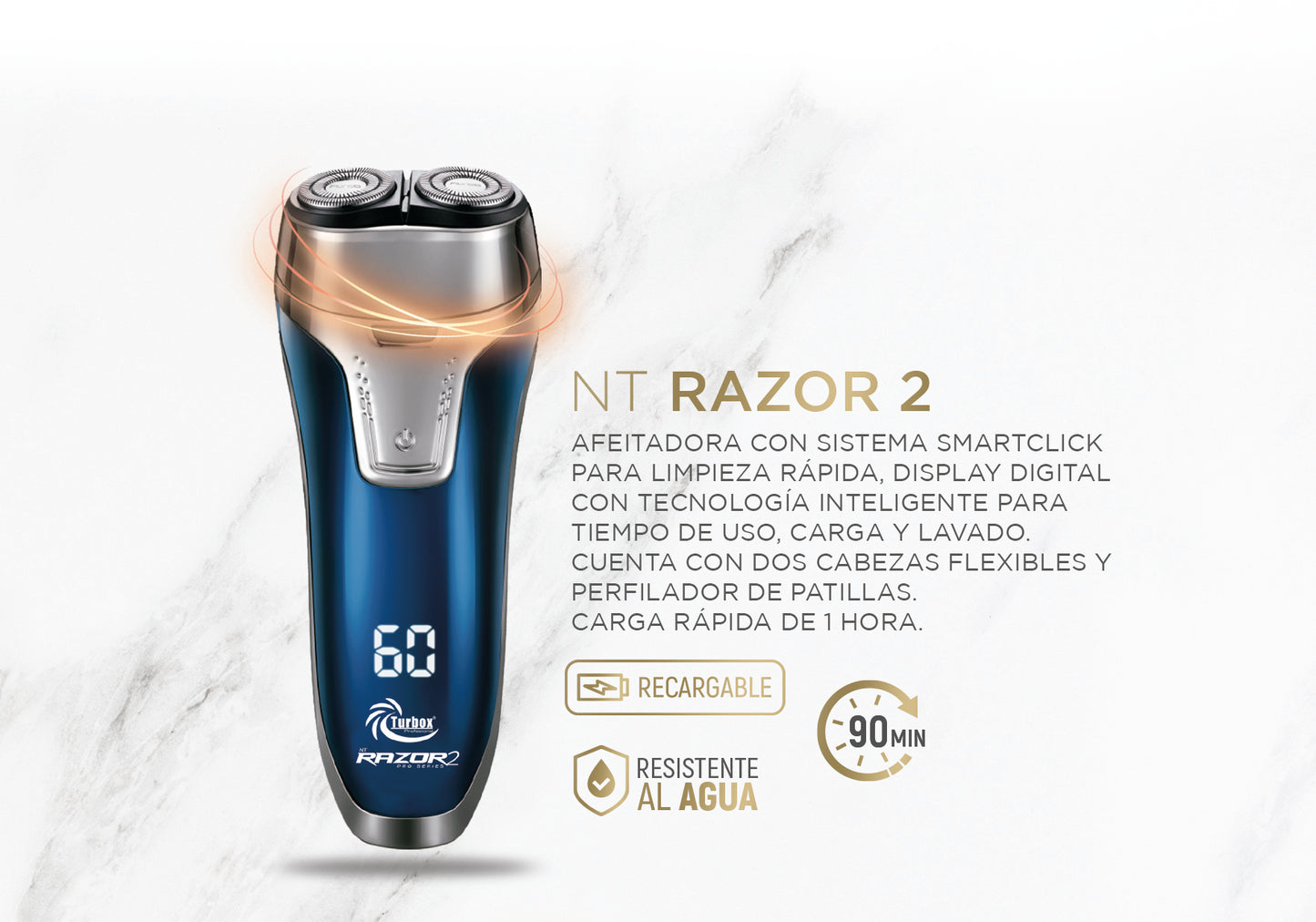 Afeitadora Turbox Razor 2