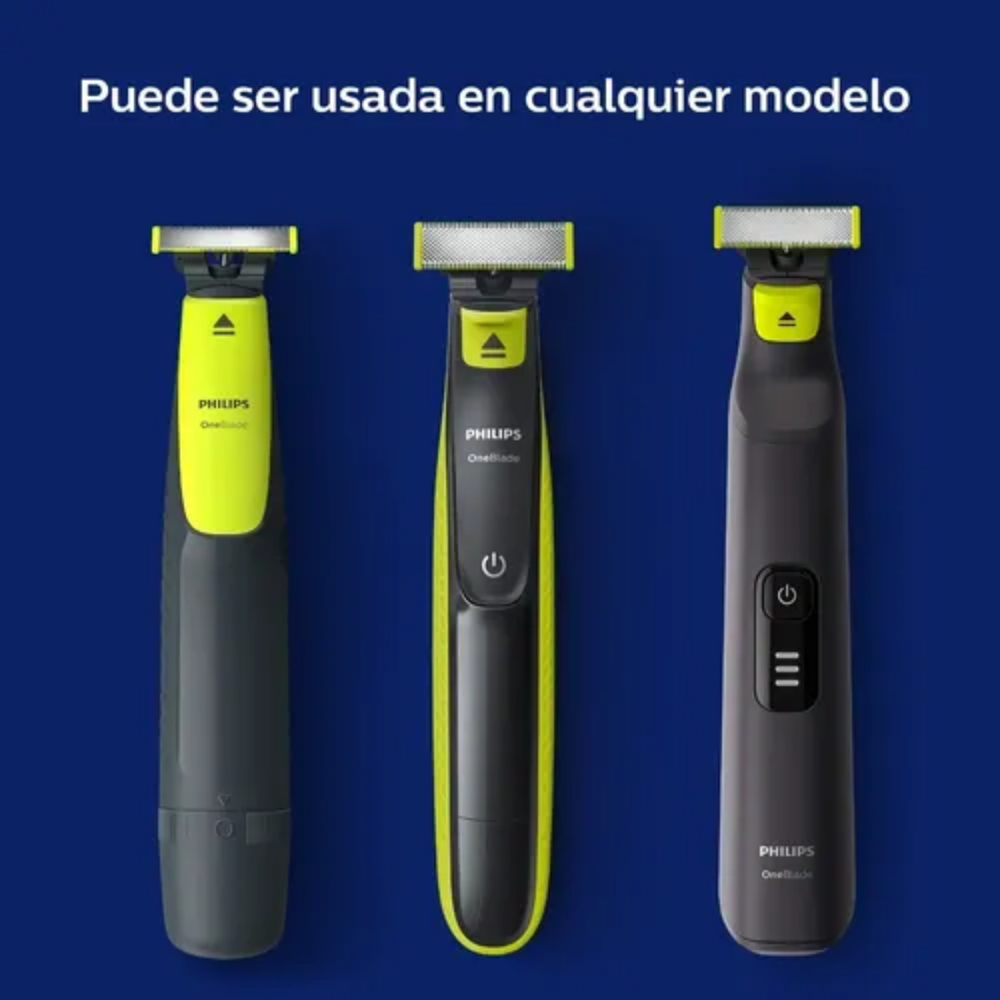 Repuesto Philips OneBlade 2 Cuchillas Originales