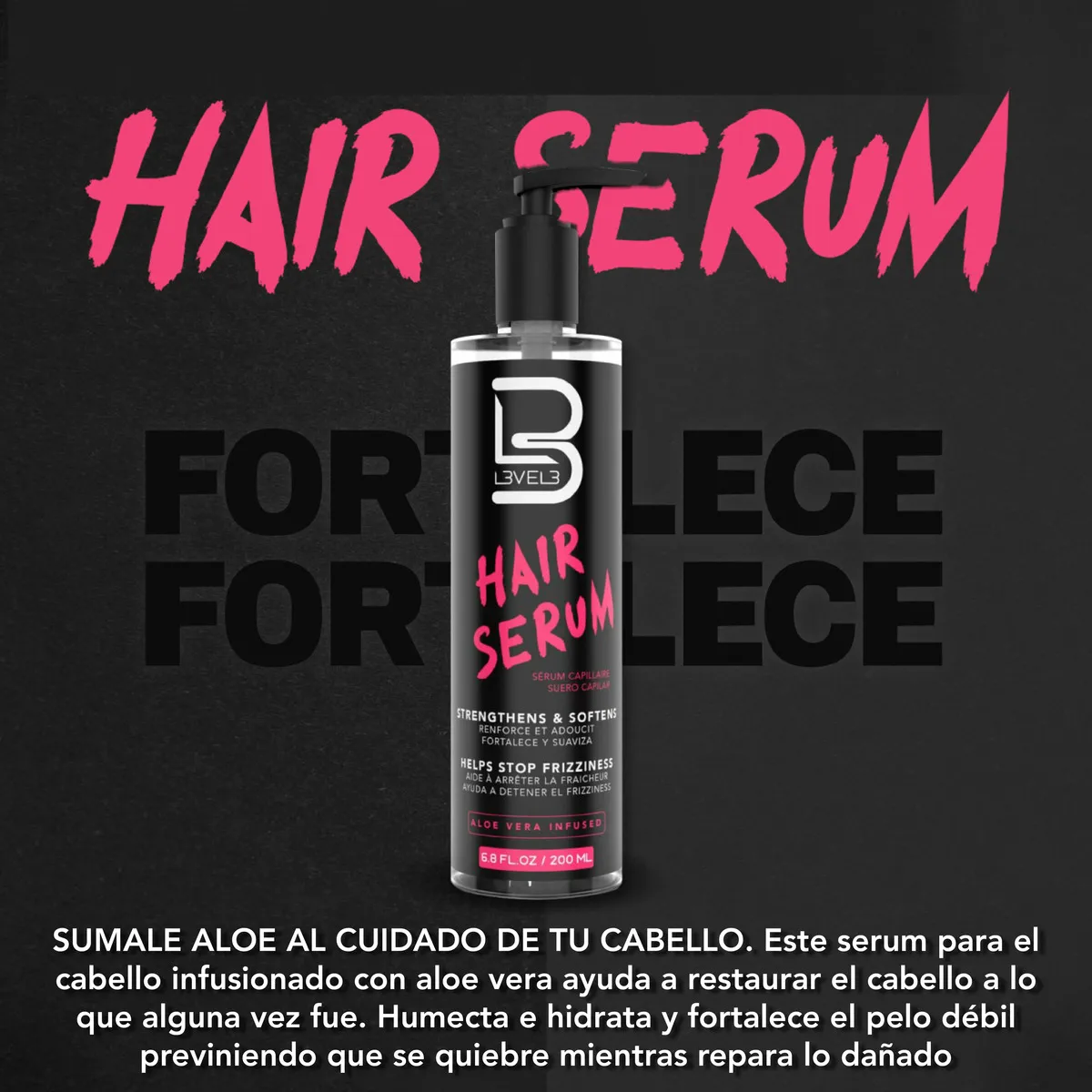 Serum para Cabello Level3 Aloe Vera 200ml
