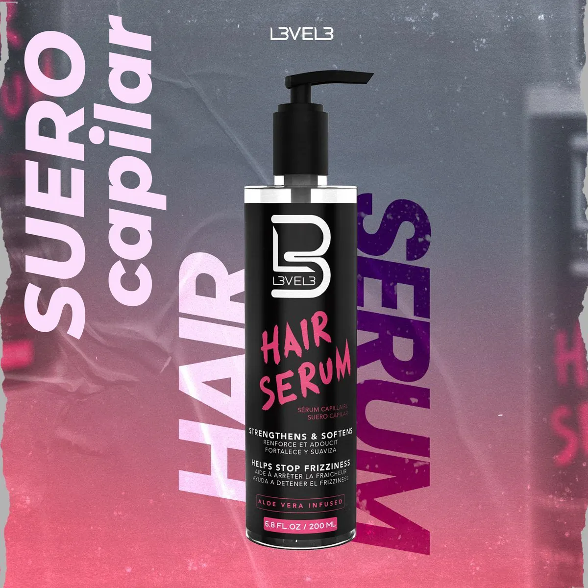 Serum para Cabello Level3 Aloe Vera 200ml