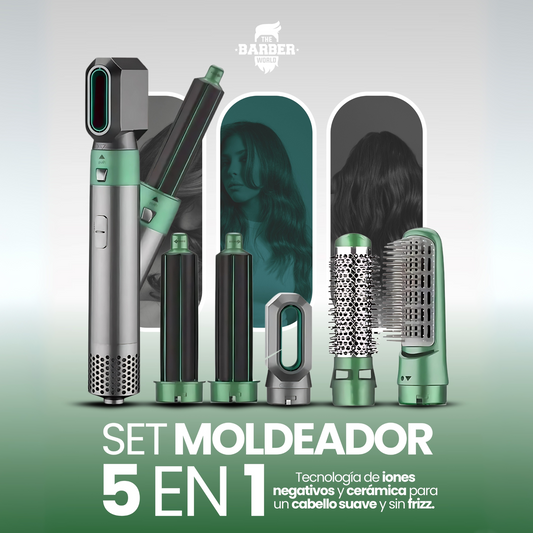 Set Moldeador 5en1 Aguacate Nube