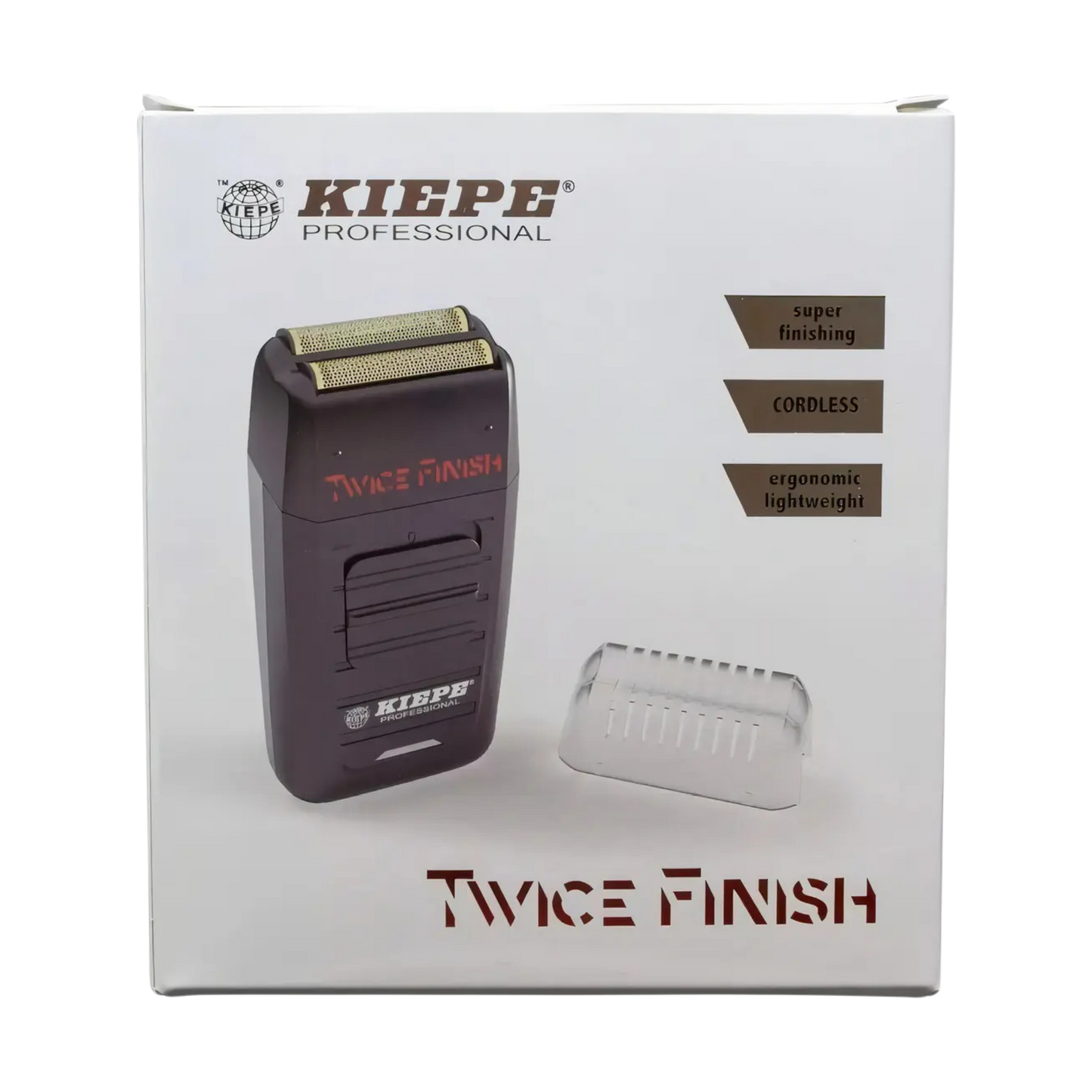 Shaver Kiepe Twice Finish Doble Lámina de Titanio Inalámbrico