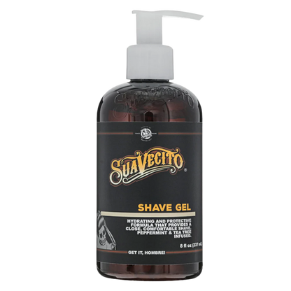 Gel de Afeitar Suavecito Transparente 237ml Menta y Arbol de Te