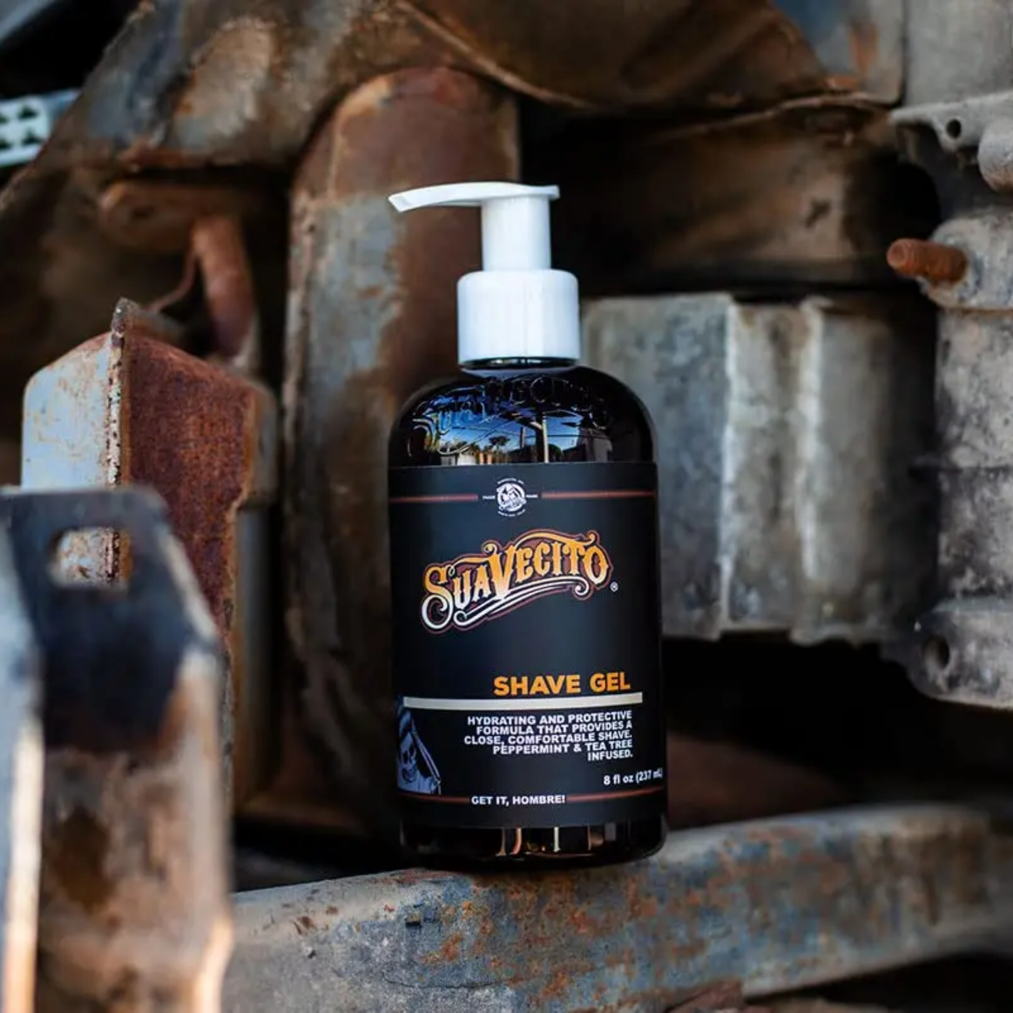 Gel de Afeitar Suavecito Transparente 237ml Menta y Arbol de Te