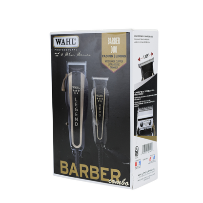 Kit Clipper y Trimmer Wahl Barber Combo