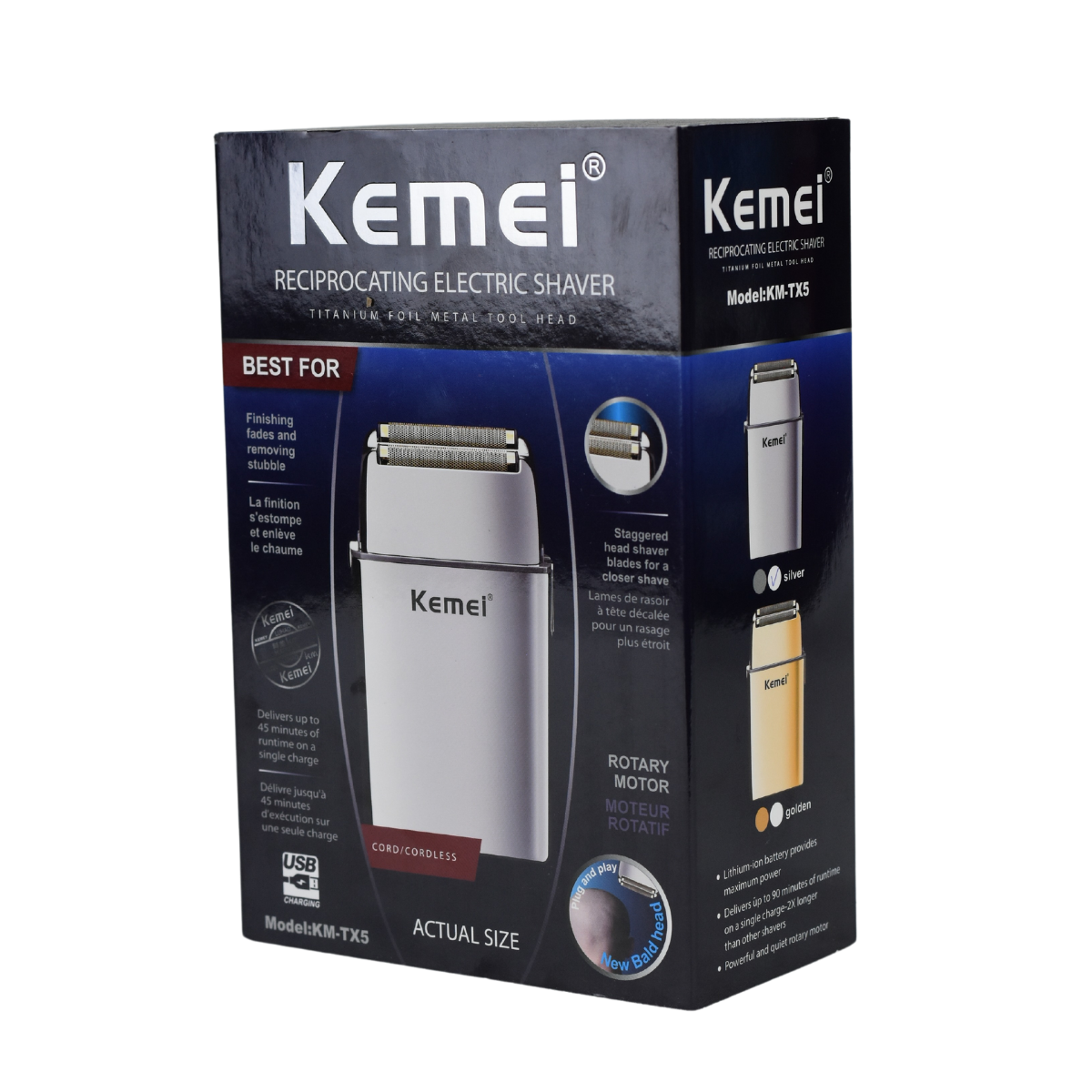 Shaver Kemei Km-TX5